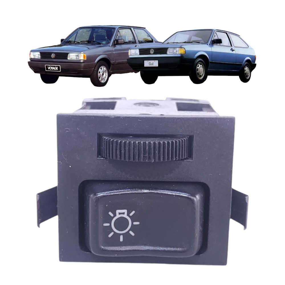 Botão Chave Luz Gol Saveiro Parati Voyage G1 1985 A 1994