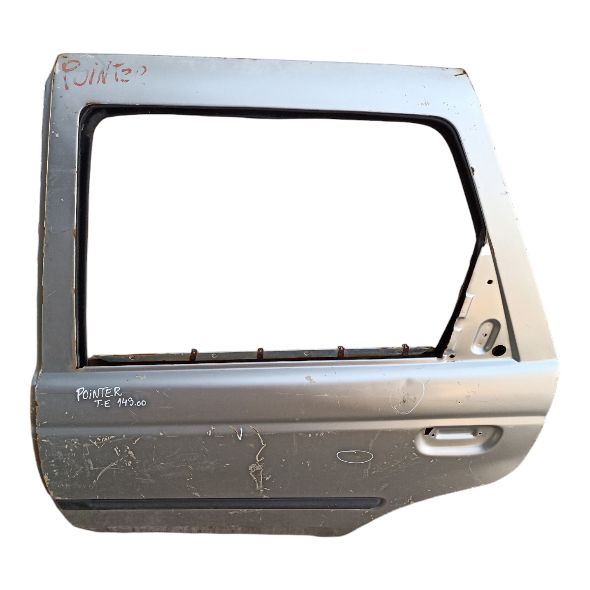 Porta Traseira Esquerda Ford Pointer Todos Com Detalhes Traseira Esquerda Prata 4