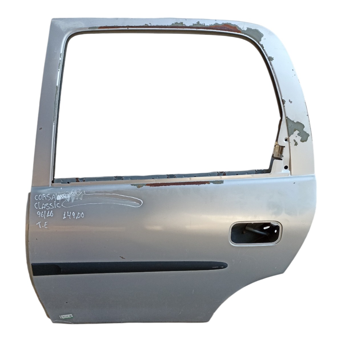 Porta Traseira Esquerda Chevrolet Corsa Classic 96/16 Avaria Traseira Esquerda Prata 1