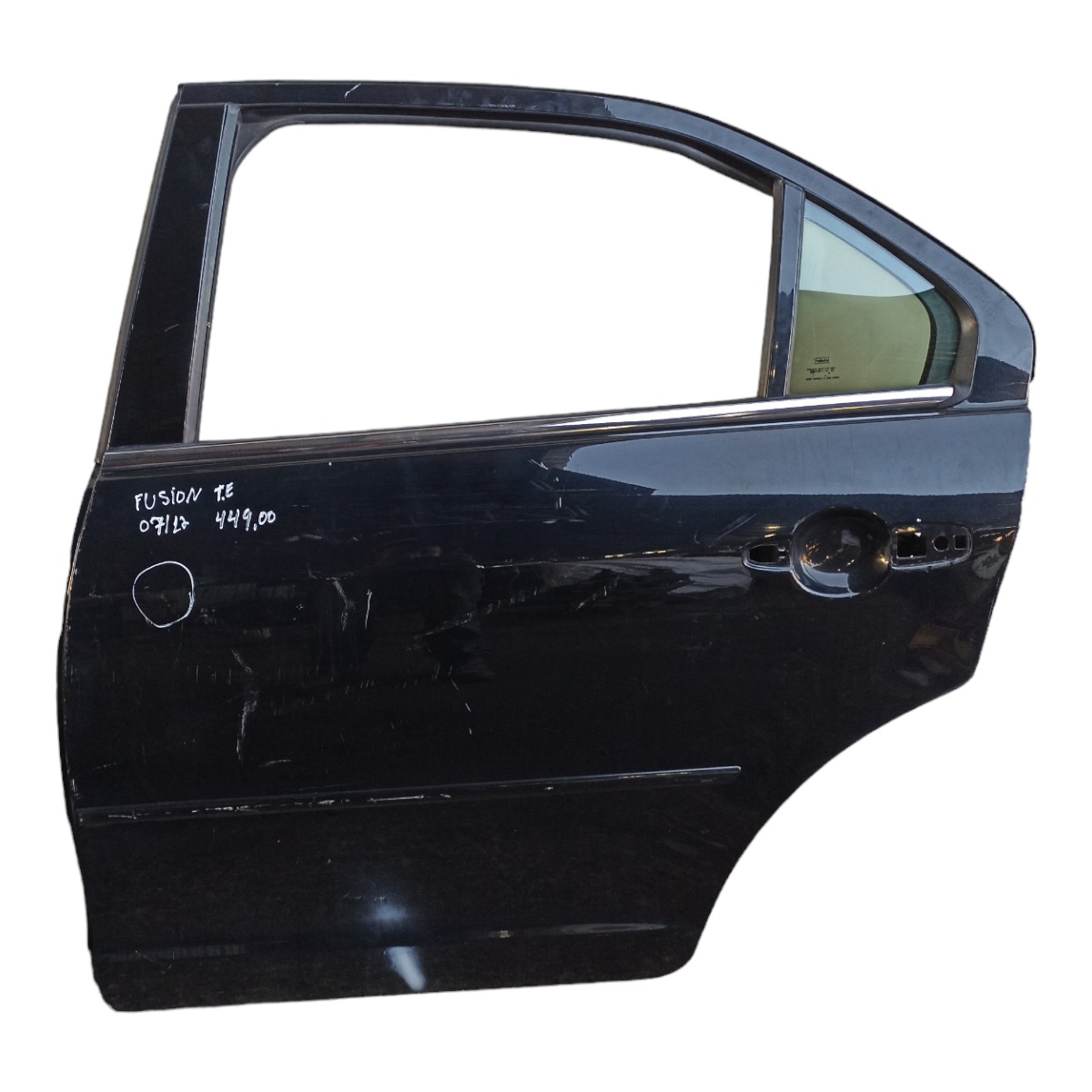 Porta Traseira Esquerda Ford Fusion 2007 A 2012 Bom Estado Traseira Esquerdo Preto