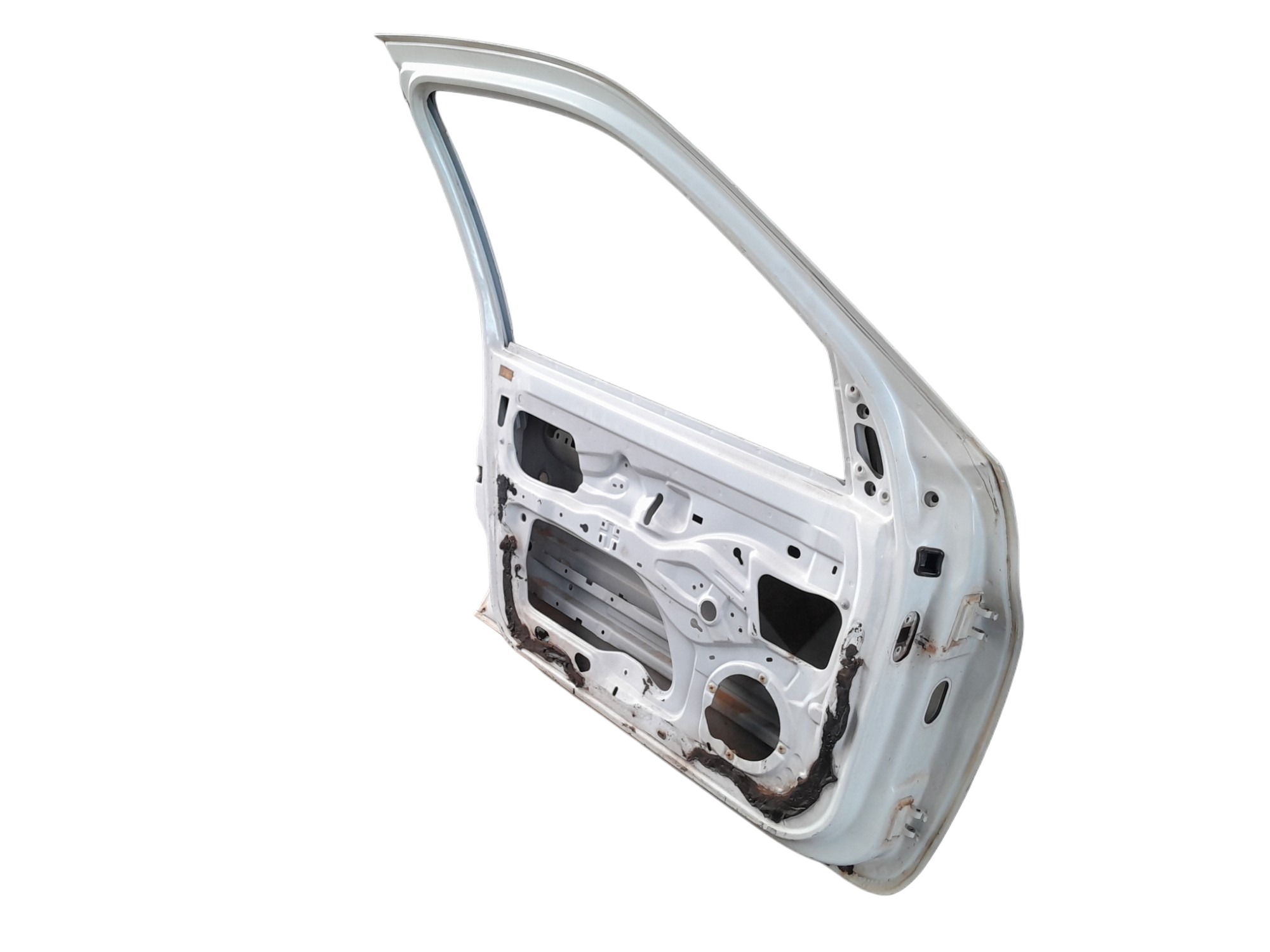 Porta Dianteira Esquerda Renault Clio 2003 C/detalhe Dianteira Esquerdo Branco 3