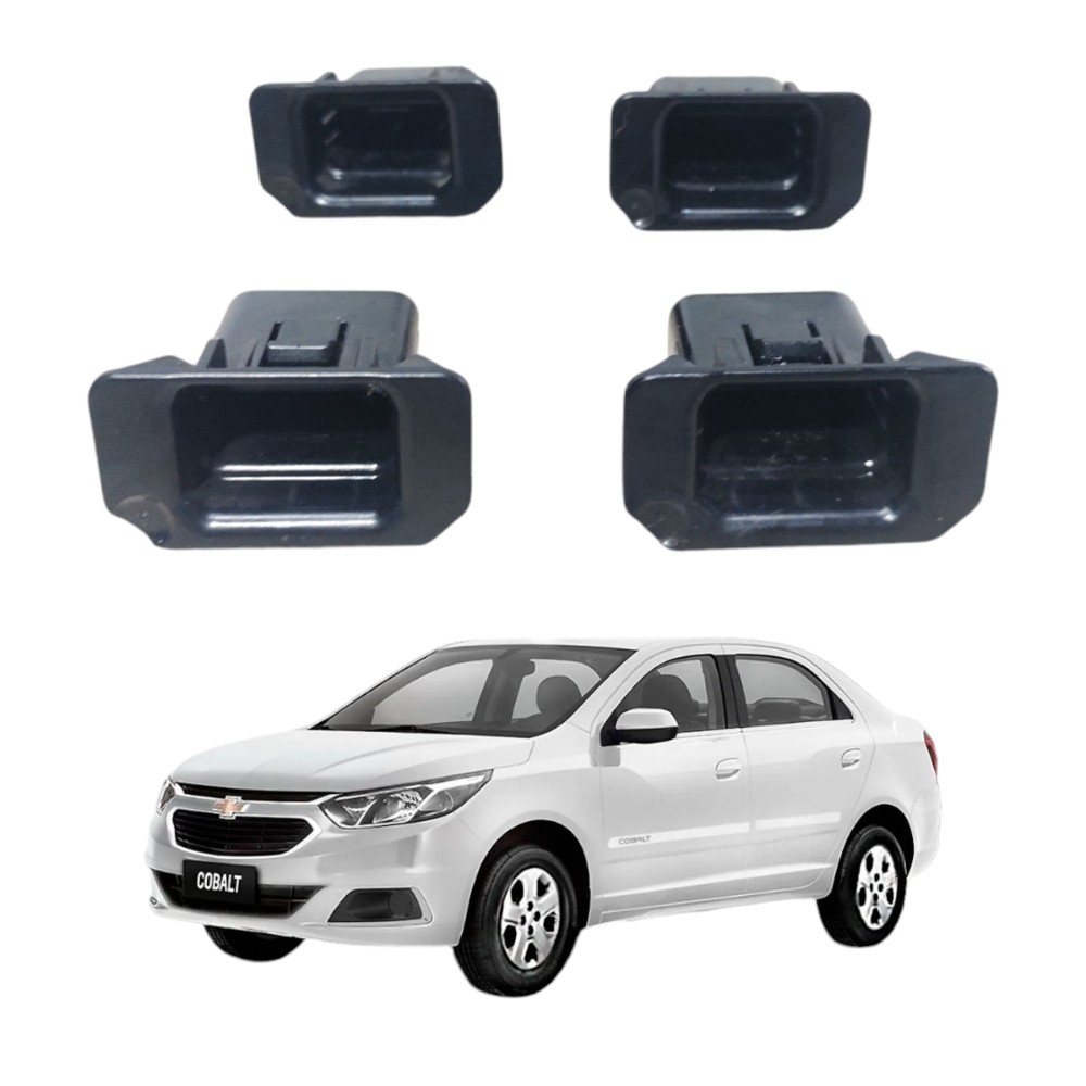 Kit Guia Encaixe Painel Instrumento Cobalt  Spin 2013 A 2020 Preto 1