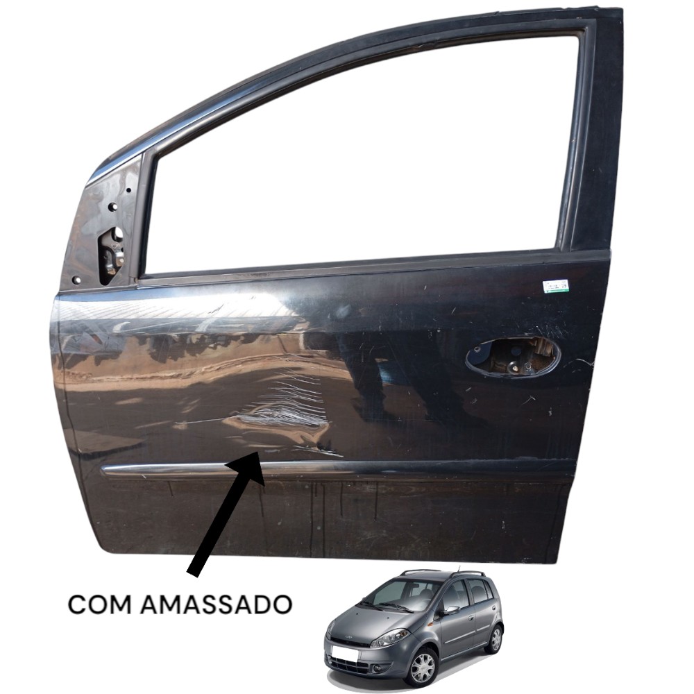 Porta Dianteira Esquerda Chery Face C/amassado 2010 A 2015