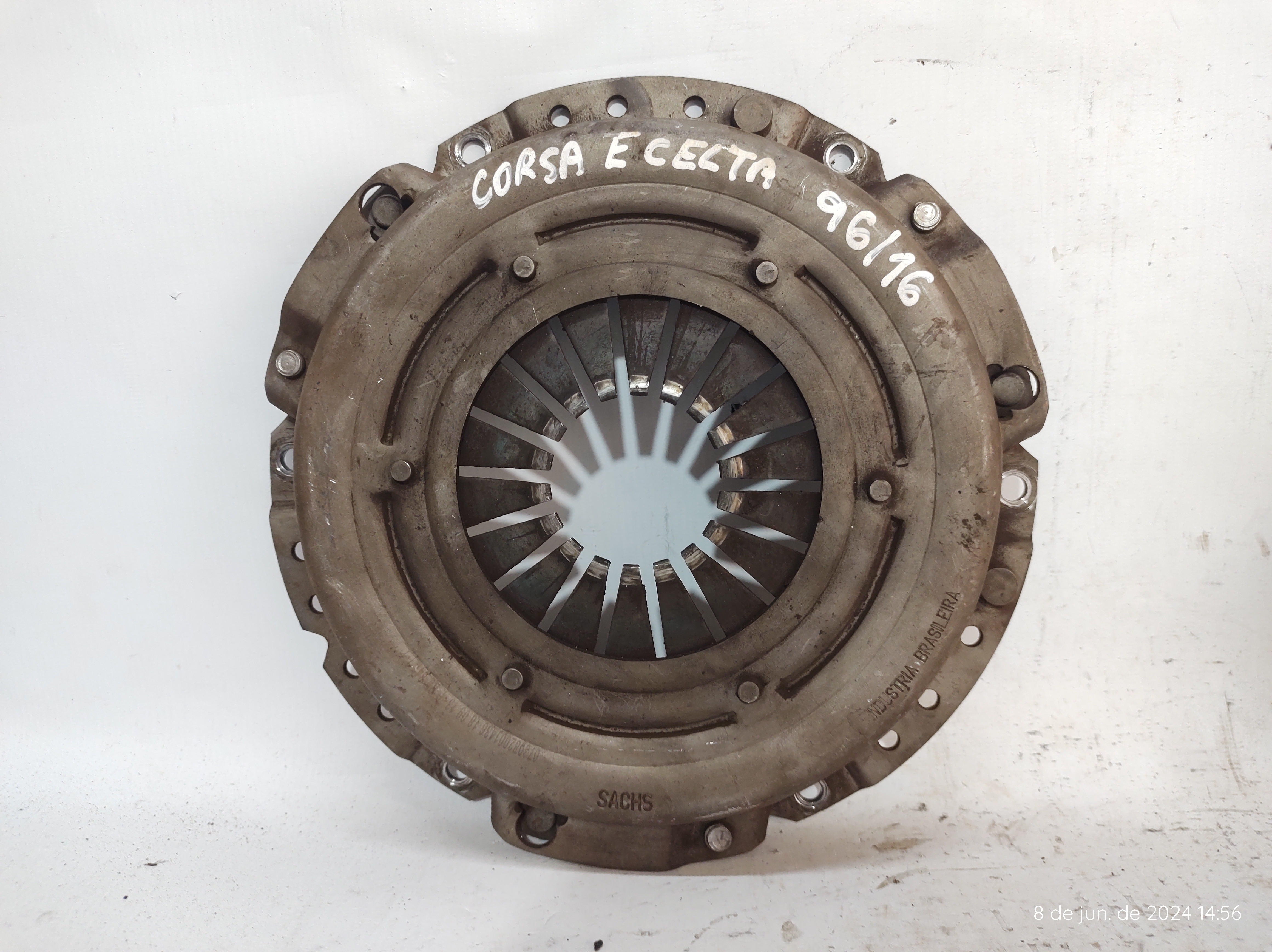 Platô Disco Embreagem Corsa Celta 1.0 96 A 16 93399200 Prata 2