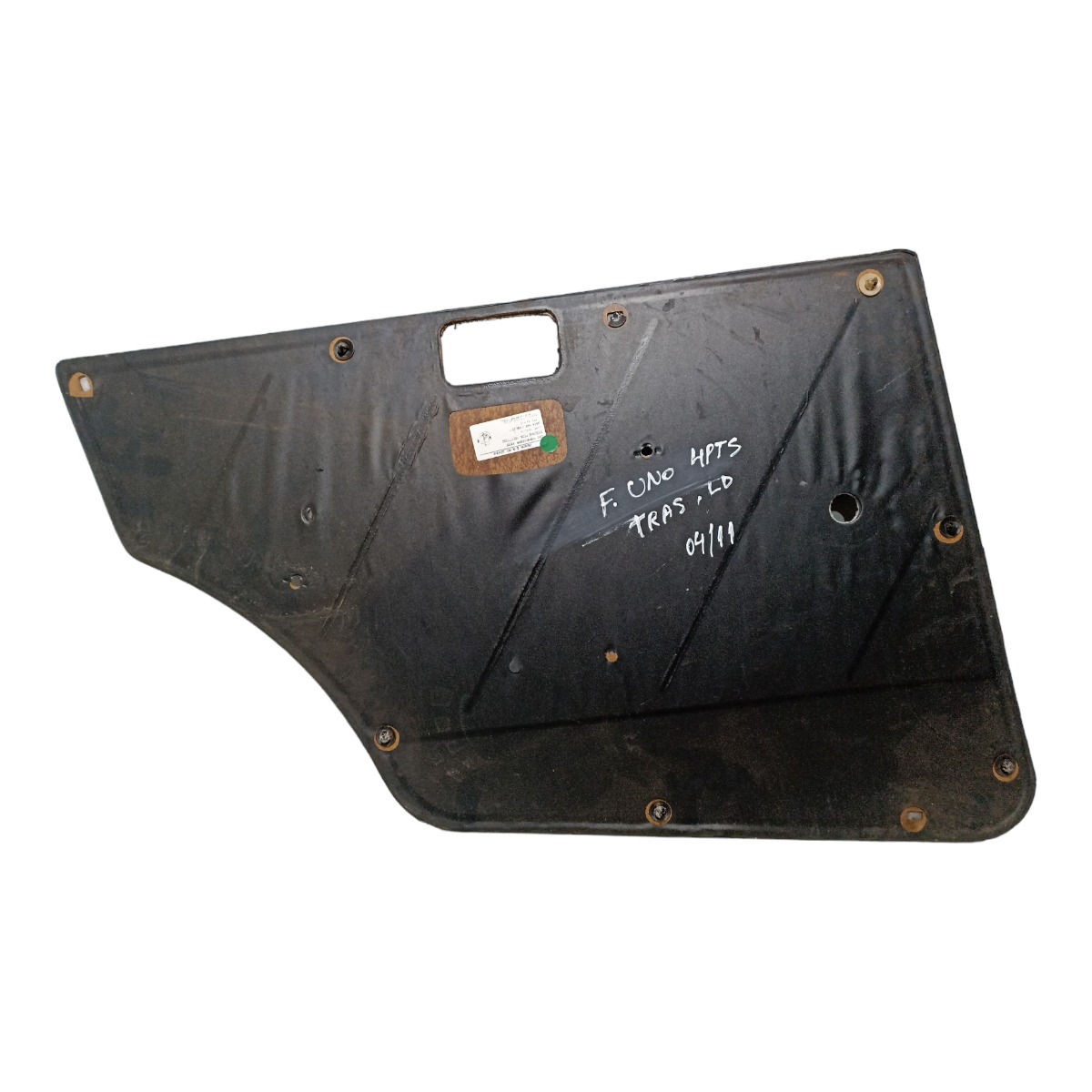 Forro De Porta Traseiro Direito Fiat Uno 2004 A 2011 4 Porta Preto 3