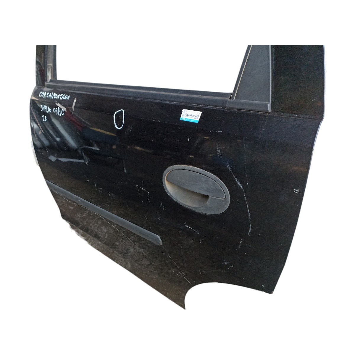 Porta Traseira Esquerda Chevrolet Corsa Montana 03/10 Traseira Esquerdo Preto 3