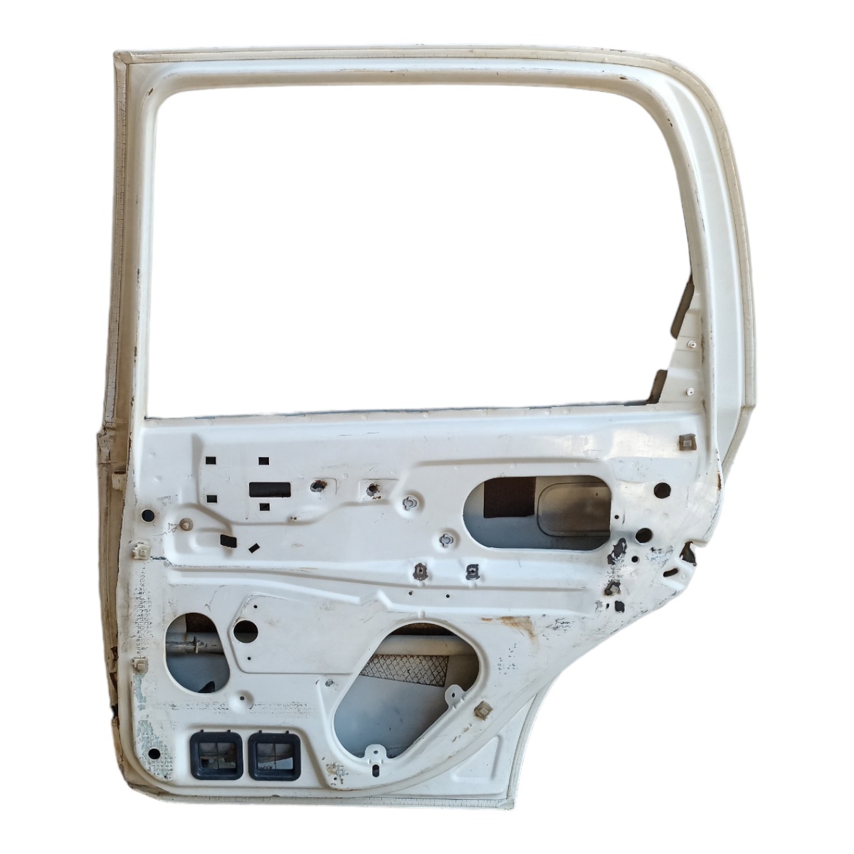 Porta Traseira Direta. Chevrolet Corsa Classic 96/16 Avarias Traseira Direito Branco 6