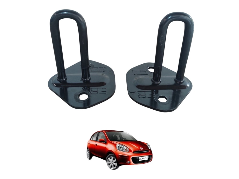 Trava Dos Bancos Traseiro Nissan March 2011 A 2015 Preto