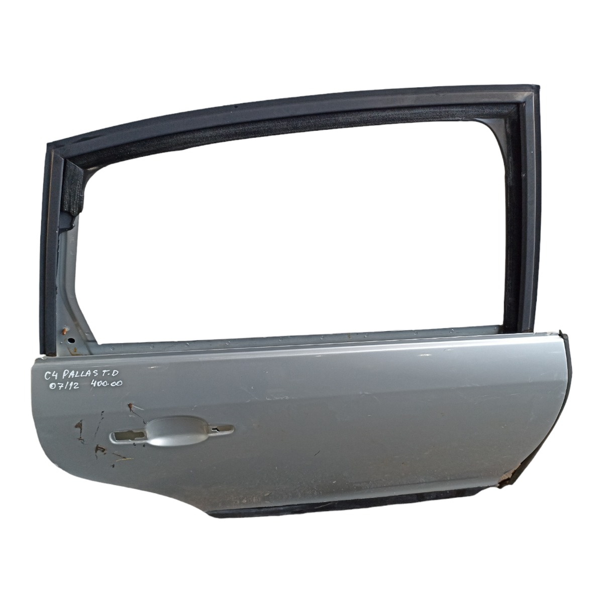 Porta Traseira Direita Citroen C4 Pallas 2007 A 2014  Traseira Direito Prata 3