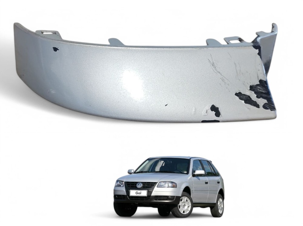 Moldura Inferior Lanterna Esquerda Gol 2006 A 2012 5w6945101 Prata