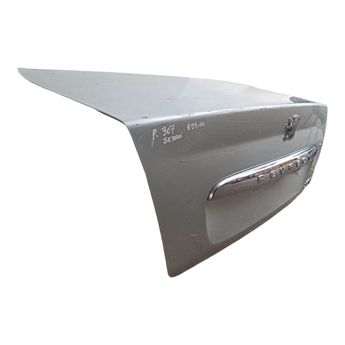 Tampa Traseira Peugeot 307 Sedan Em Bom Estado  Prata 2