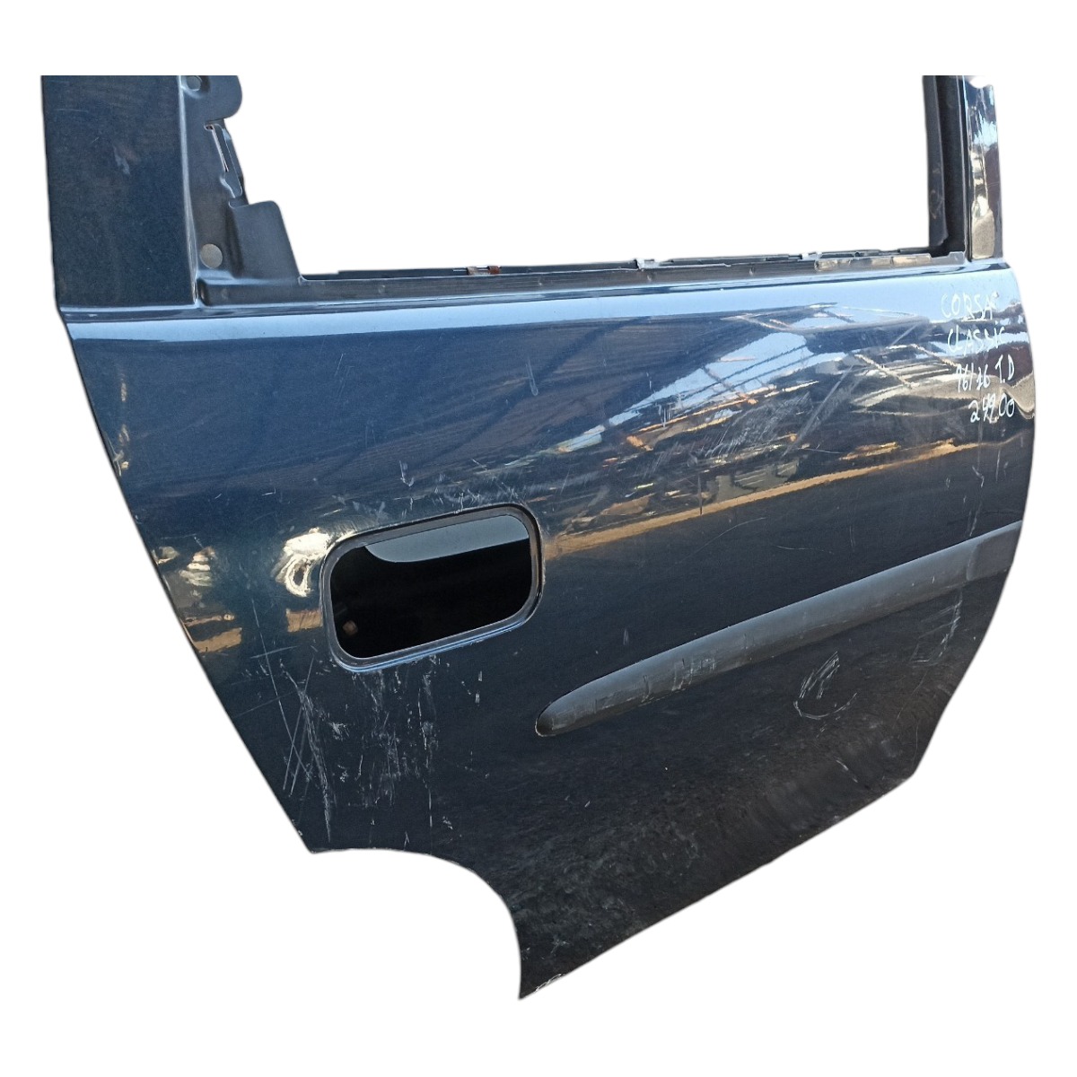 Porta Traseira Direita Chevrolet Corsa Classic 96/16 Origina Traseira Direito Azul 3