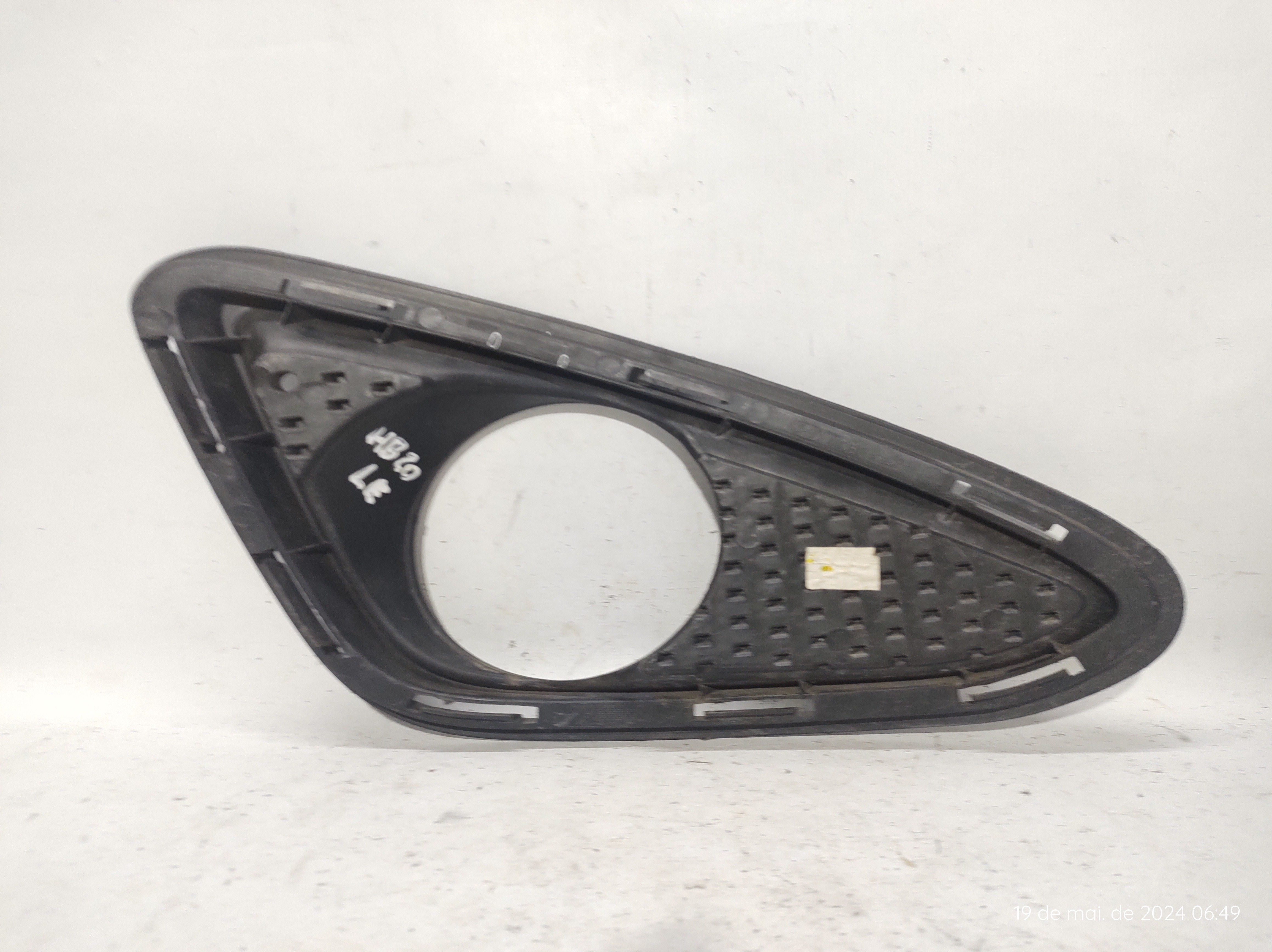 Moldura Esquerda Farol Milha Hb20 15/20 865271s000 Original Preto Esquerdo 7