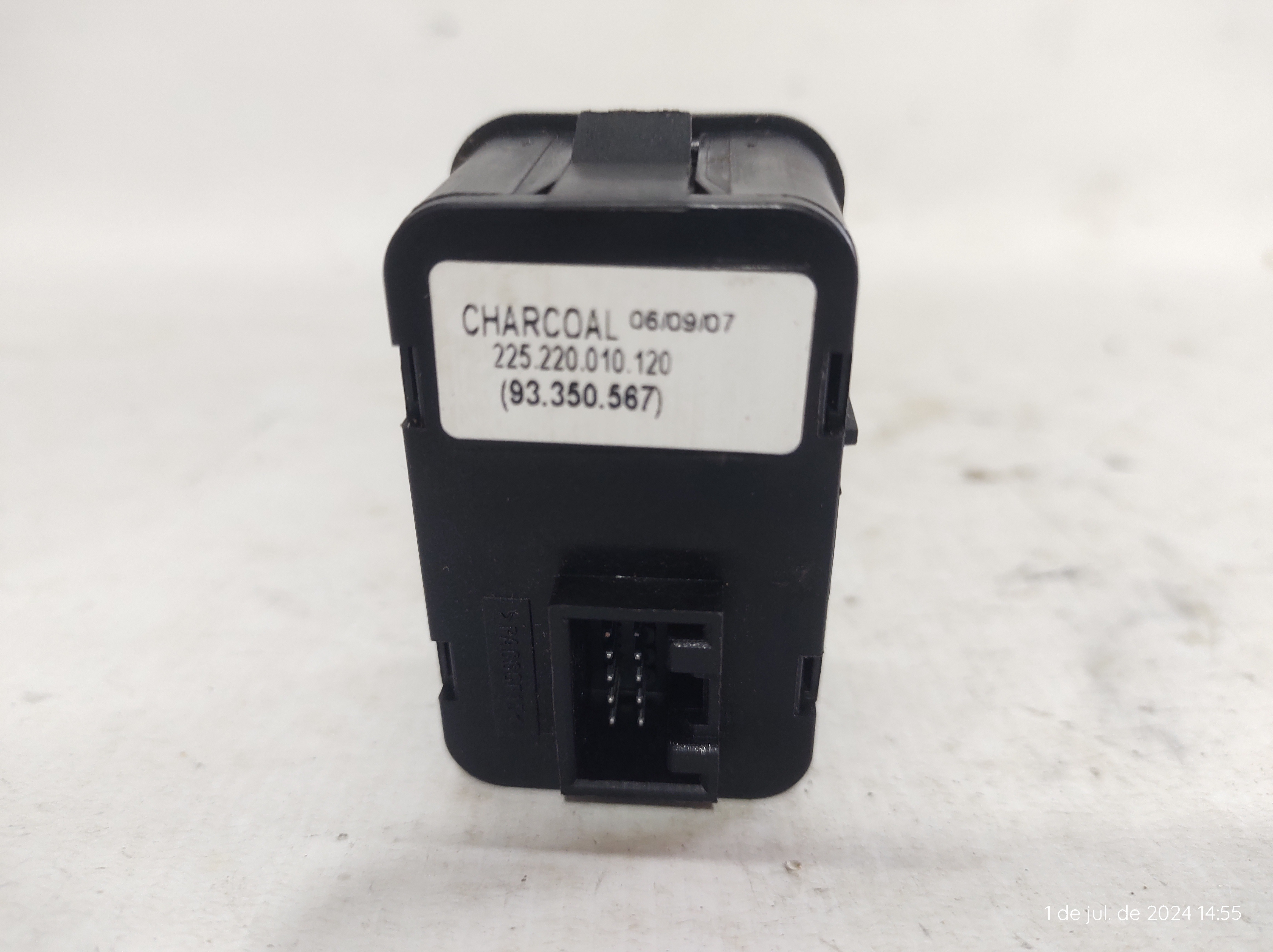 Botão Vidro Elétrico Diant Esquerdo Meriva 2 A 12 93350567 2