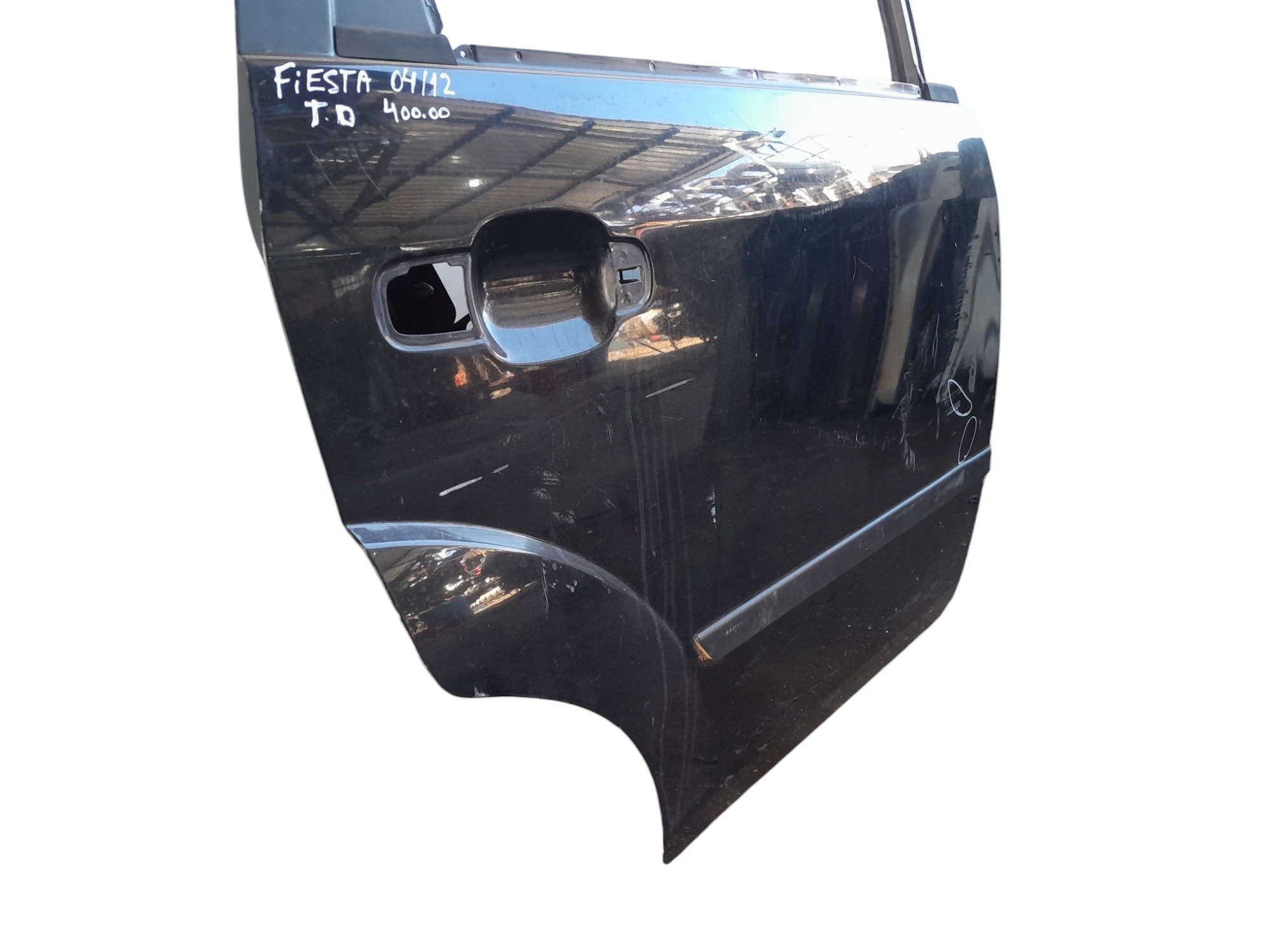 Porta Traseira Direita Ford Fiesta 2004 A 2012 Original  Traseira Direito Preto 2