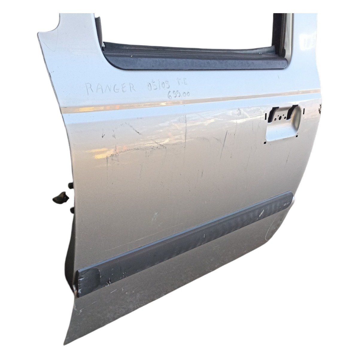 Porta Traseira Esquerda Ford Ranger 2005 06 07 08 09 Traseira Esquerda Prata 3