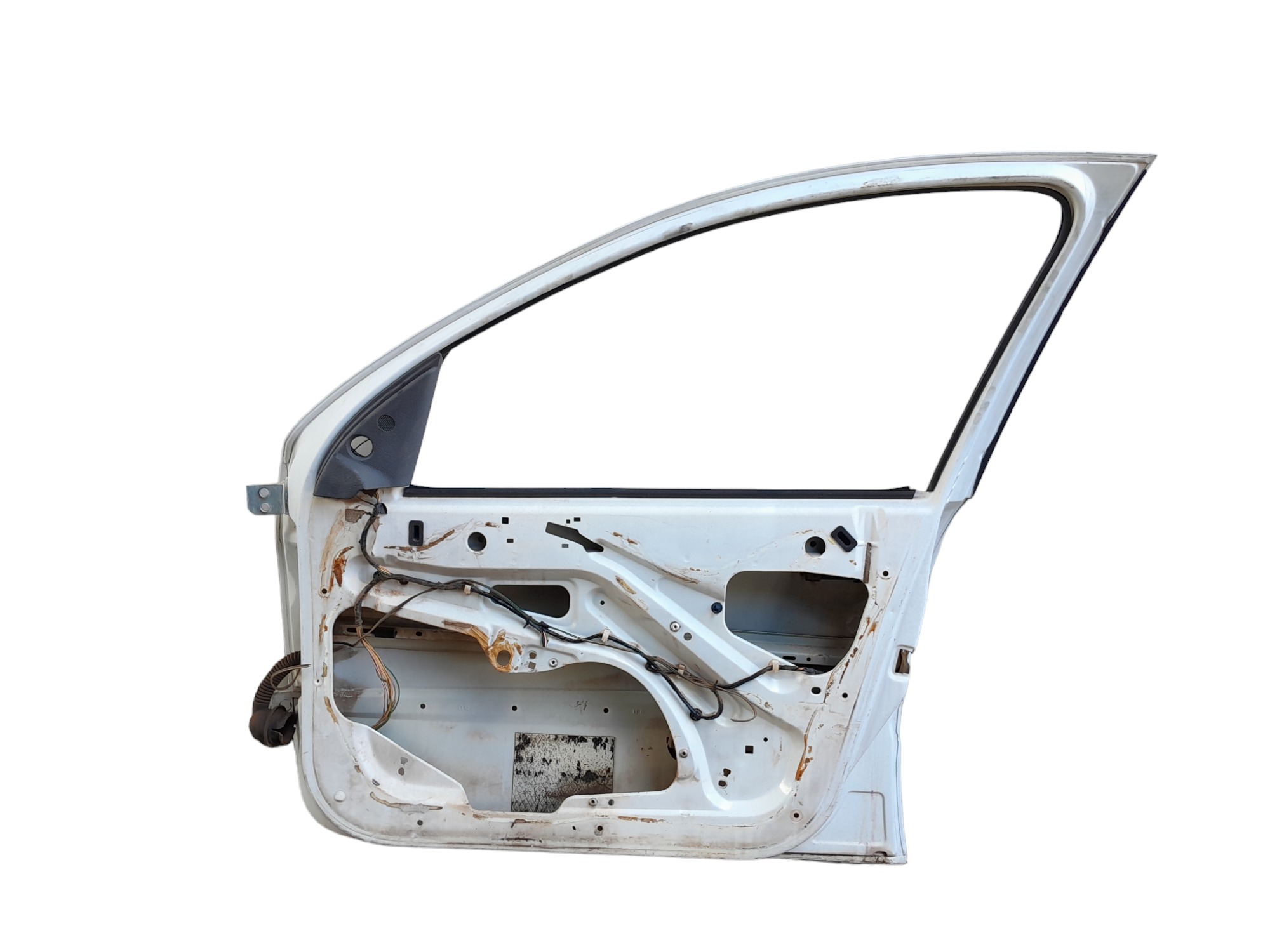 Porta Dianteira Direita Peugeot 206 207 4p Para Recuperar  Dianteira Direito Branco 4