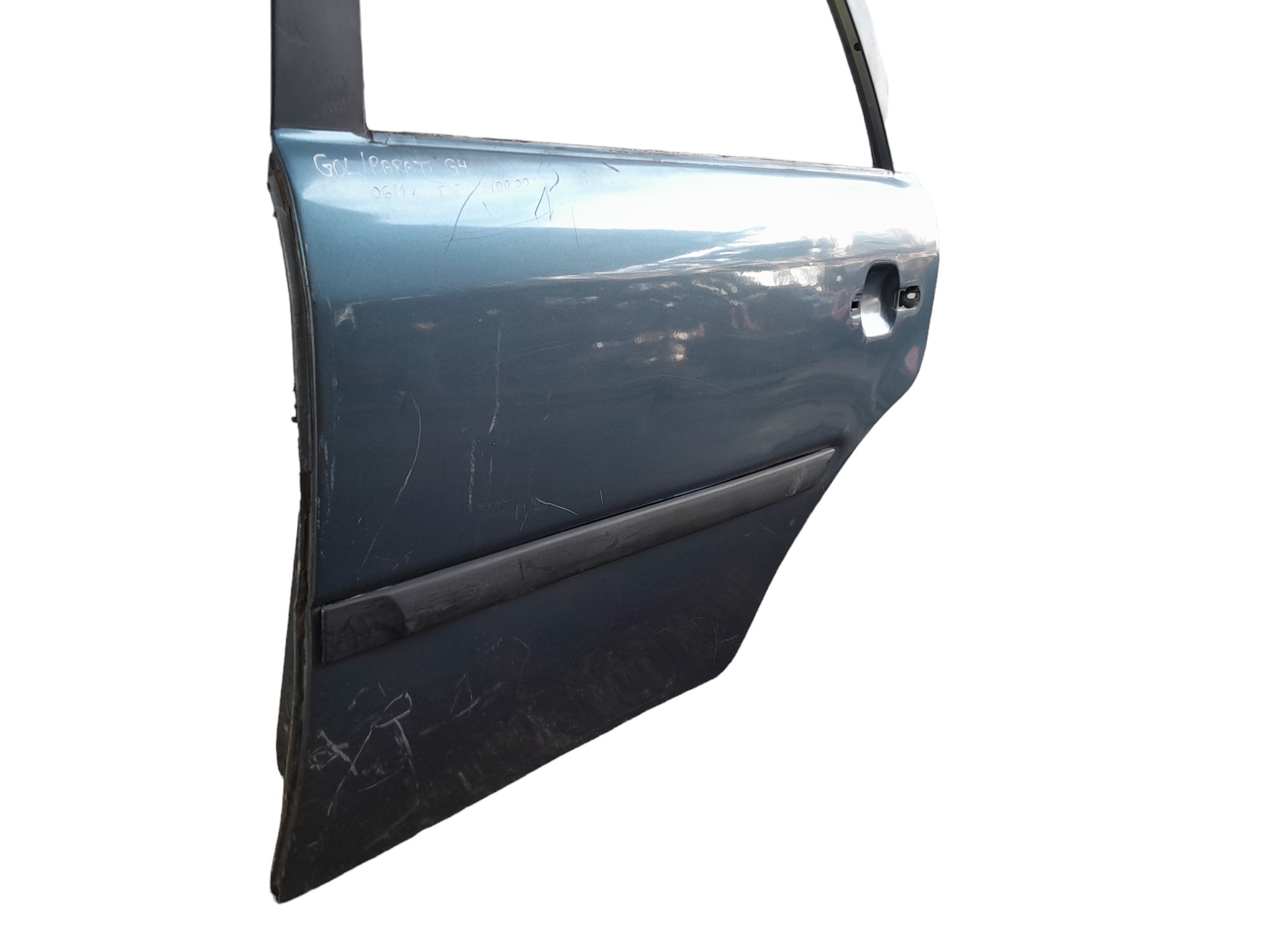 Porta Traseira Esquerda Volkswagen Gol Parati G4 06/12 Traseira Esquerda Azul 3