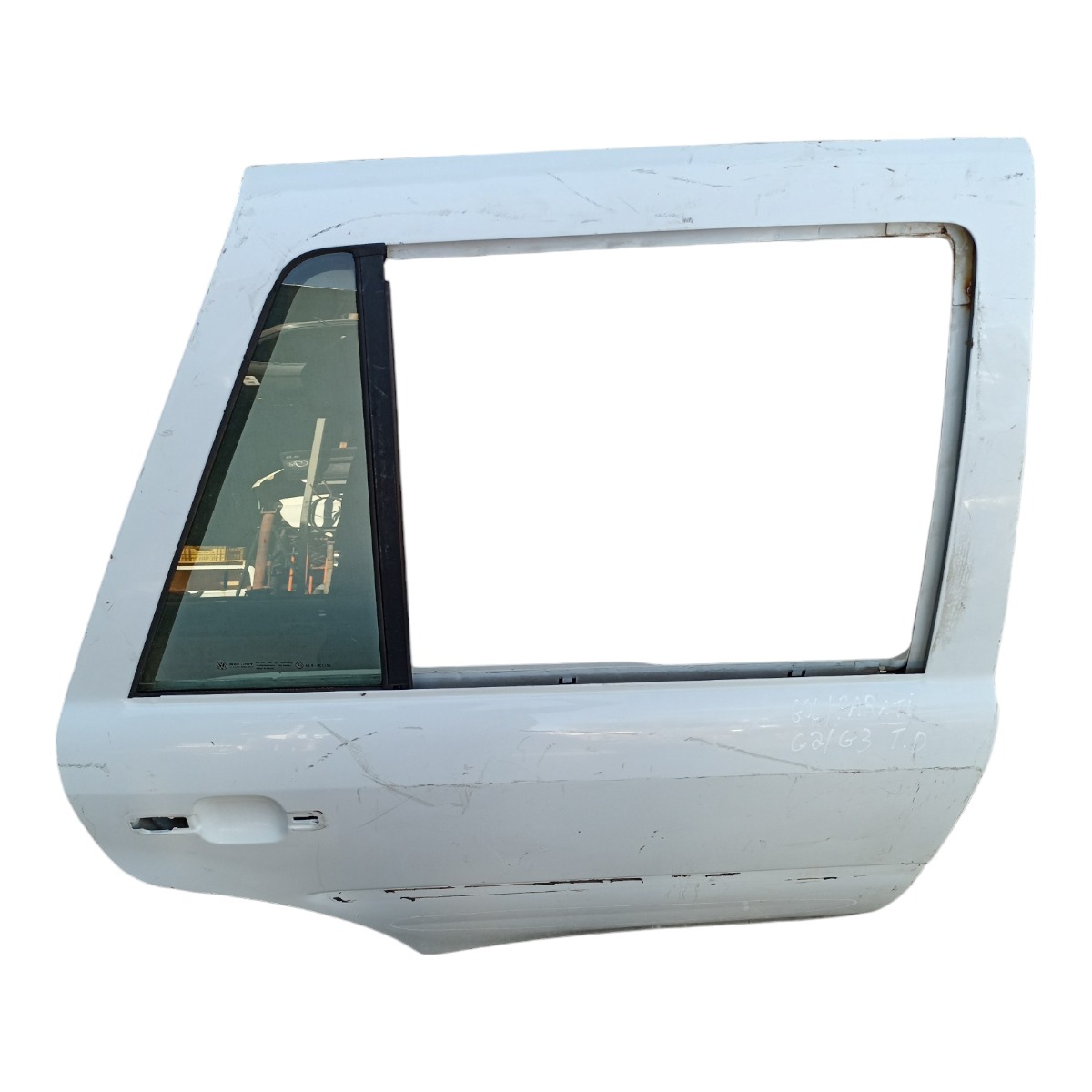 Porta Traseira Direita Volkswagen Gol Parati G2 G3 Avaria Traseira Direito Branco 4