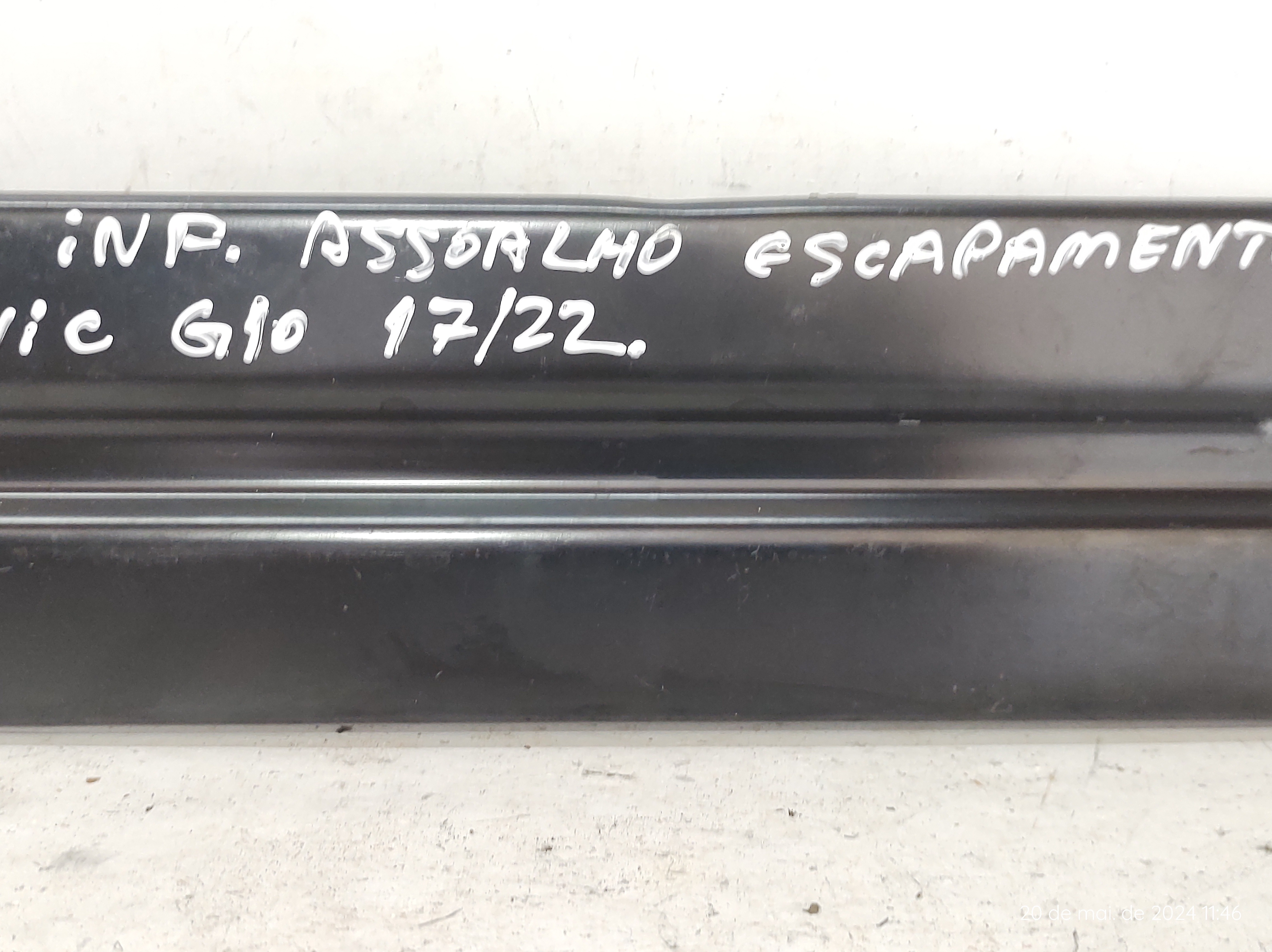 Travessa Inferior Assoalho Escapamento Civic G10 17/22 Origi 3