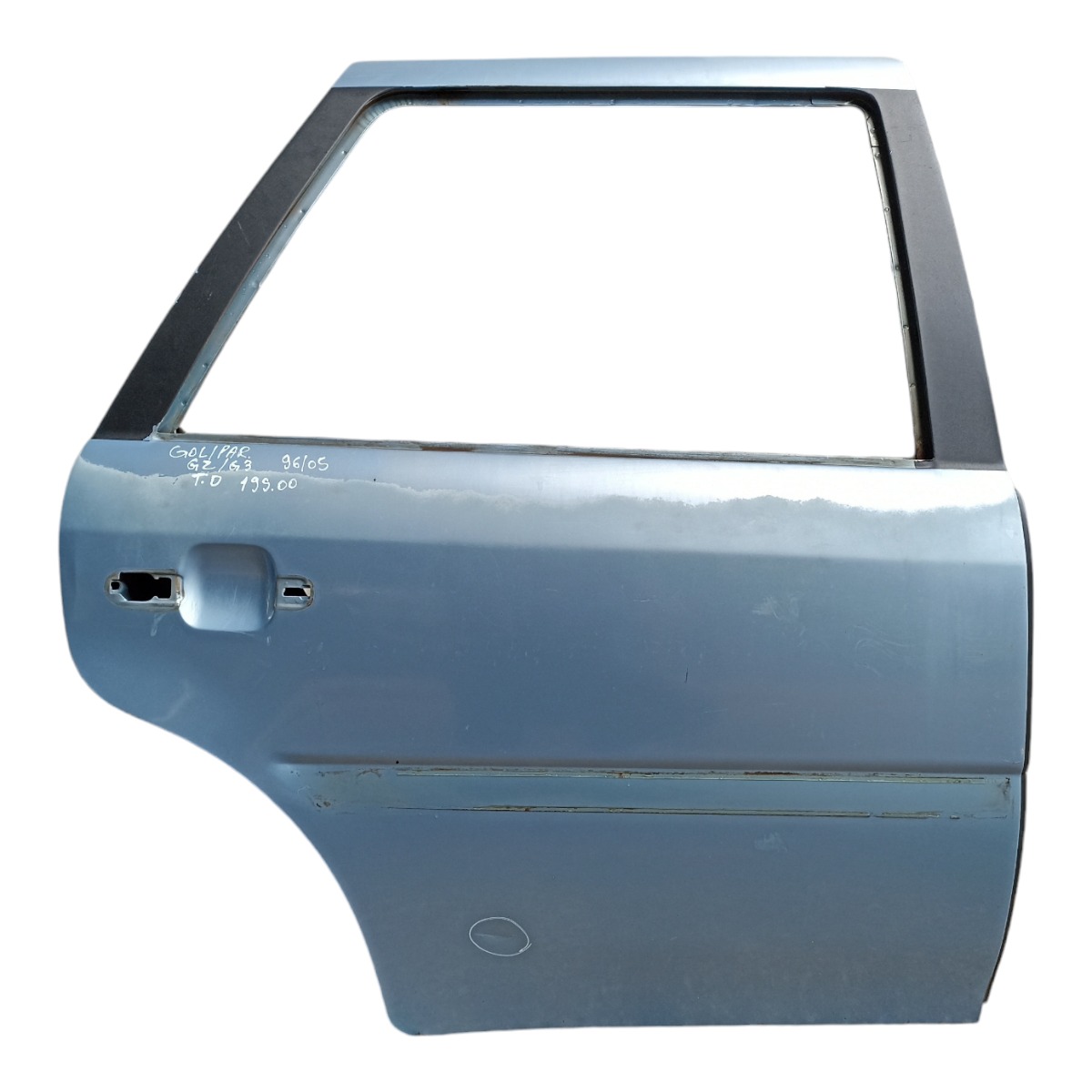 Porta Traseira Direita Gol Parati G2 G3 1996 A 2005  Traseira Direito Azul 1