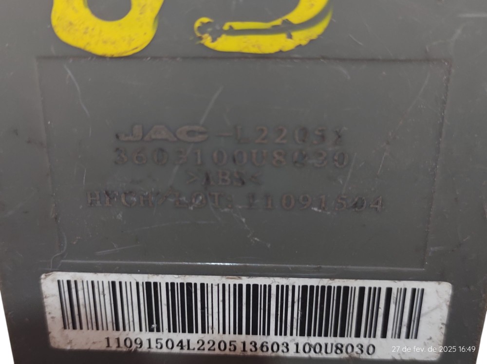 Módulo Sensor Ré Jac J3 2011 A 2015 3603100u8030 7