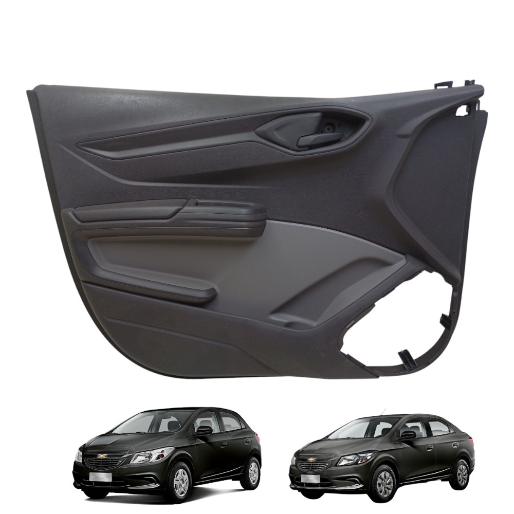 Forro Porta Dianteira Esquerda Onix Prisma 2012 2013 A 2019 Preto