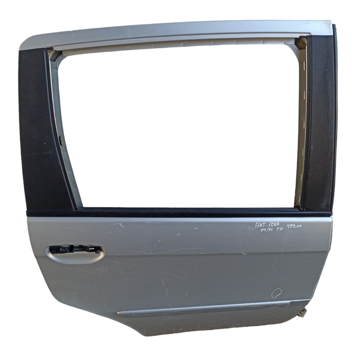 Porta Traseira Direita Fiat Idea 2004/2010 Original Traseira Direito Prata 2