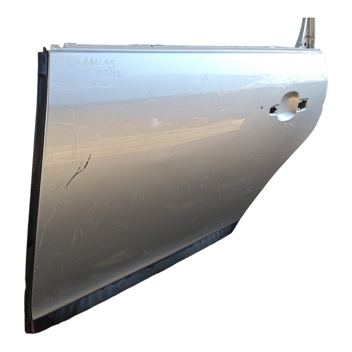 Porta Traseira Esquerda Citroen C4 Pallas 2007 A 2012  Traseira Esquerdo Prata 2