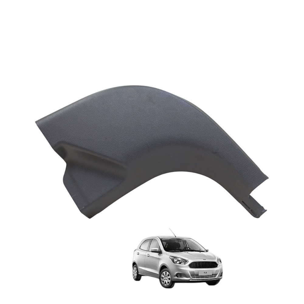 Moldura Ford Ka Soleira Dian Esq 2014 2015 2016 2017 A 2021 Preto