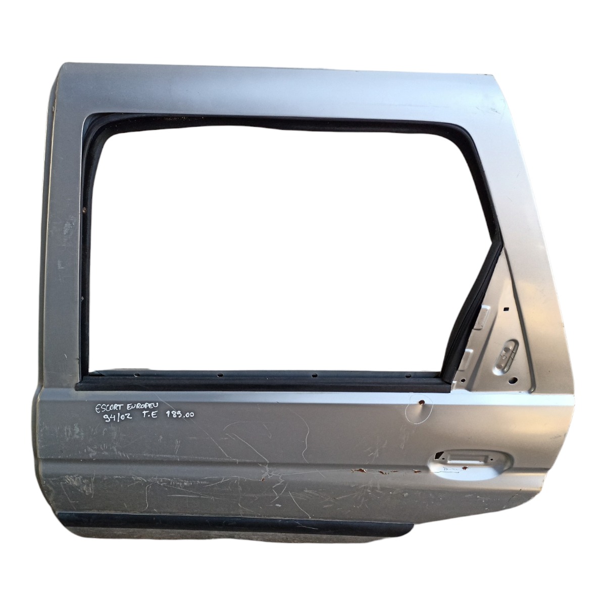 Porta Traseira Esquerda Ford Escosport Europeu 94/02 Traseira Esquerda Prata 4