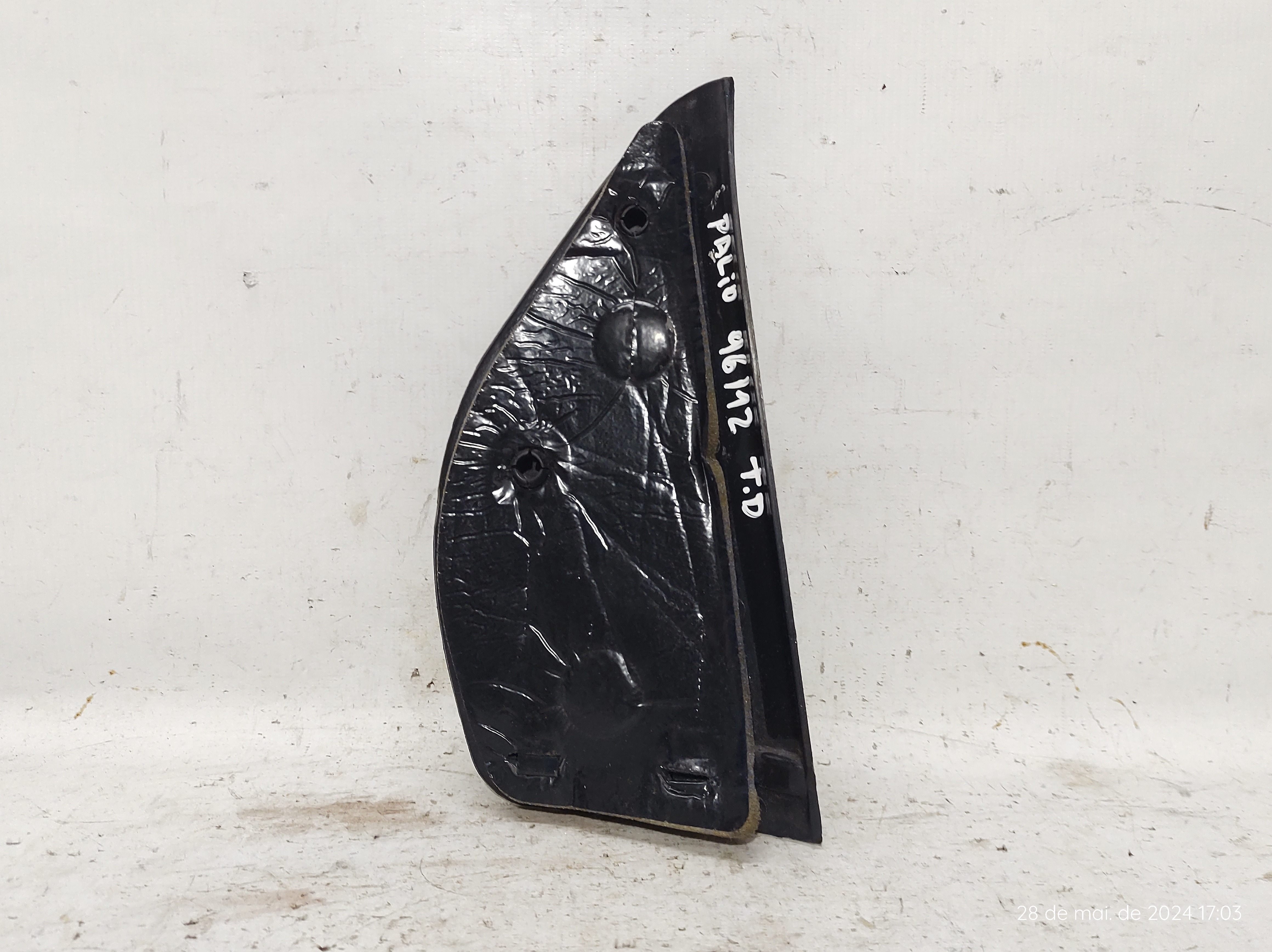 Moldura Porta Traseira Direita Palio 1996 A 2012 Original Preto 6