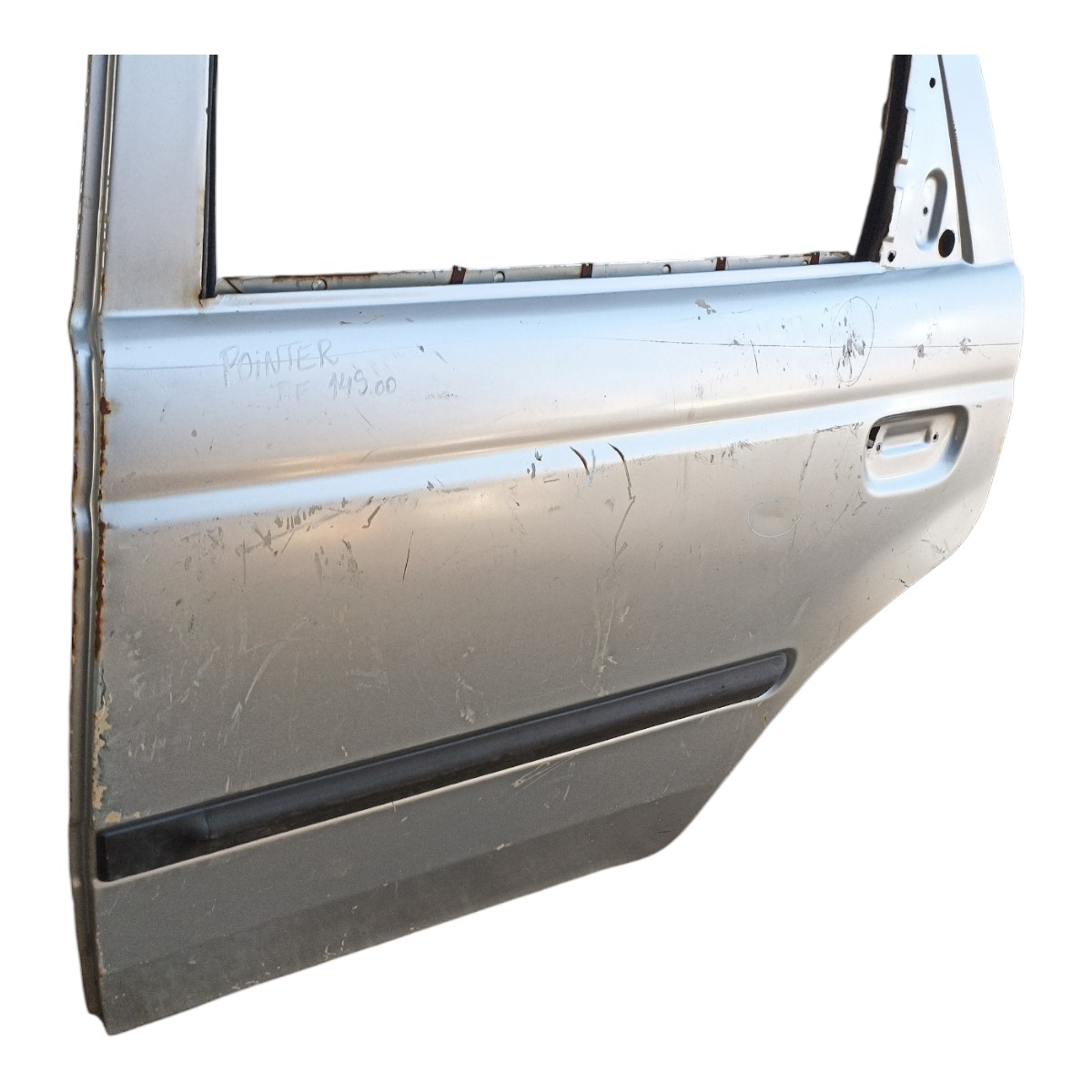 Porta Traseira Esquerda Ford Pointer Todos Com Detalhes Traseira Esquerda Prata 2