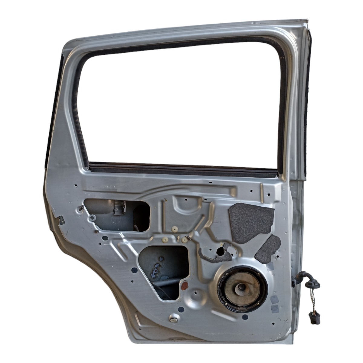 Porta Traseira Esquerda Ford Fiesta 2004 A 2012 Para Recup.. Traseira Esquerda Prata 5