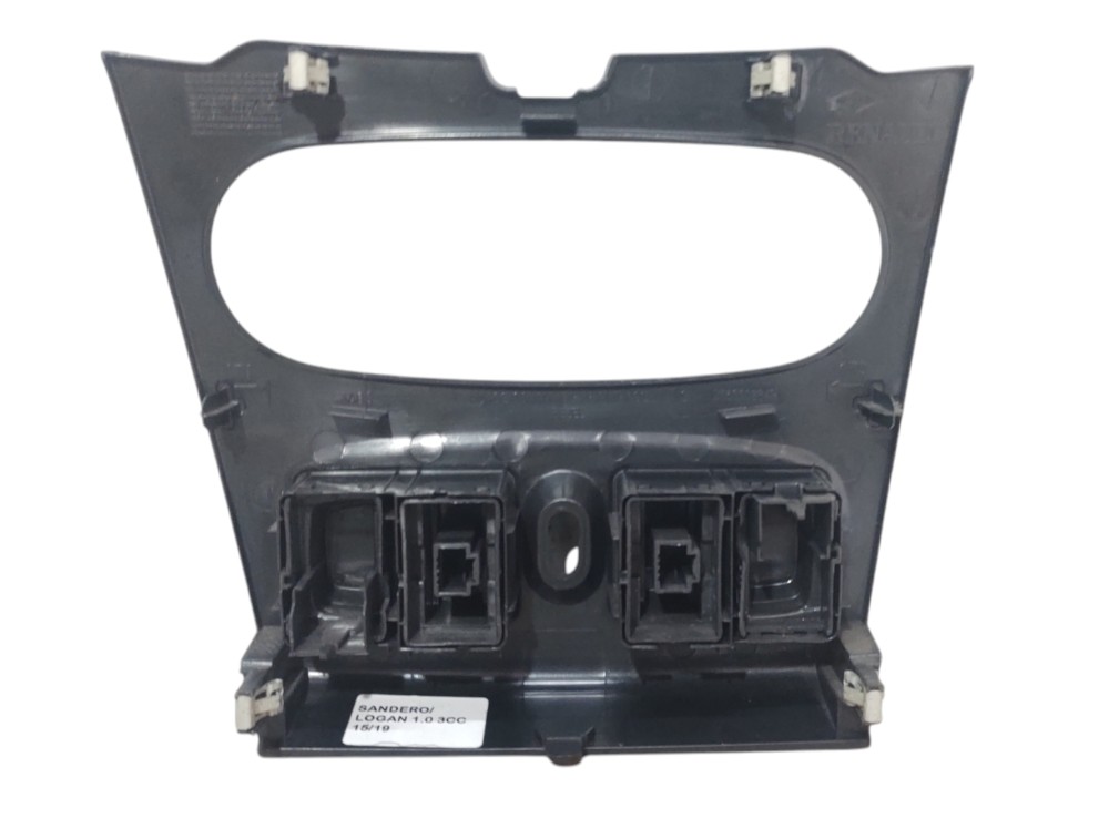Moldura Comando Ar Painel Central Logan 2015 A 2019 3