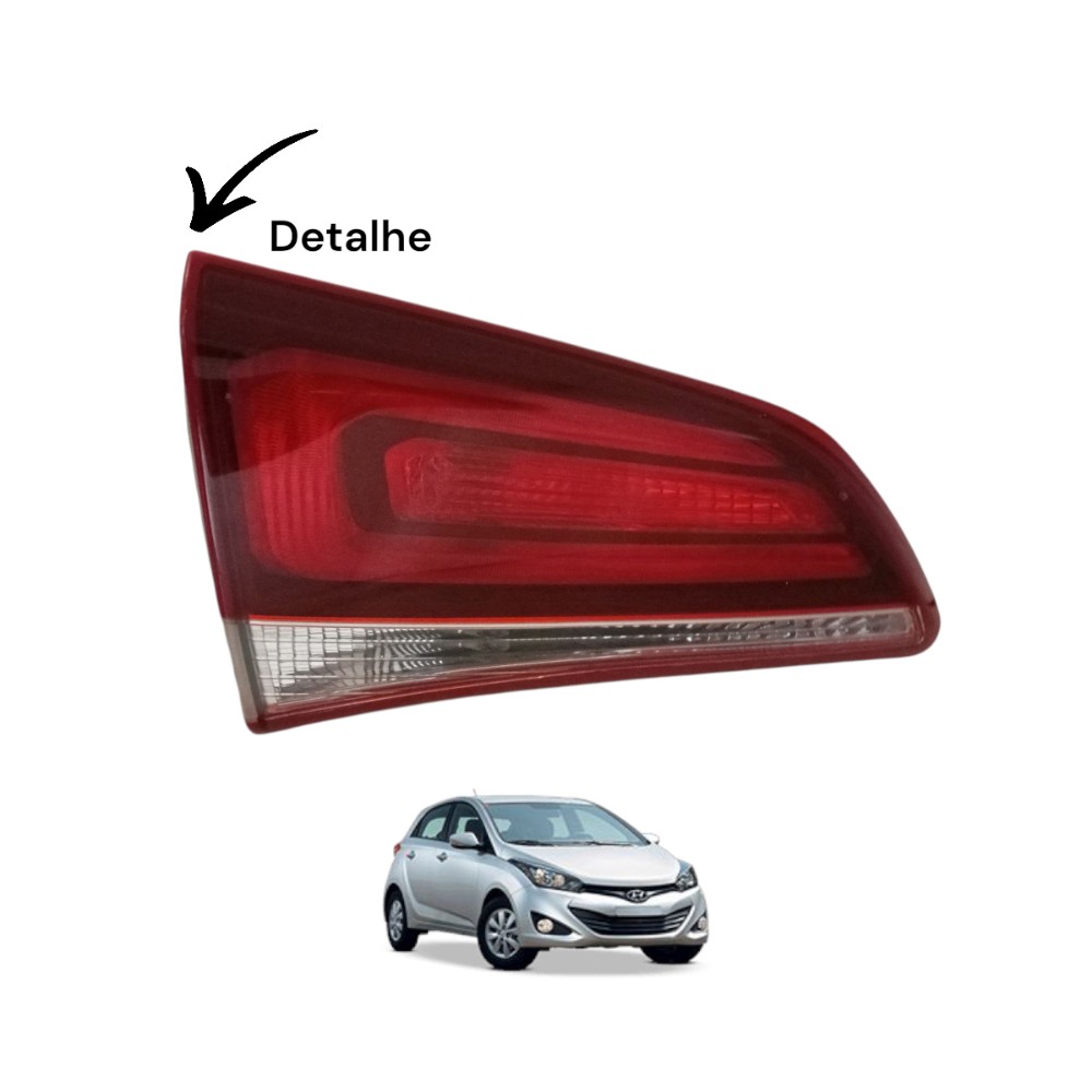 Lanterna Tampa Hb20 Hatch 2016 2017 2018 2019 Original Esquerdo/motorista Vermelho