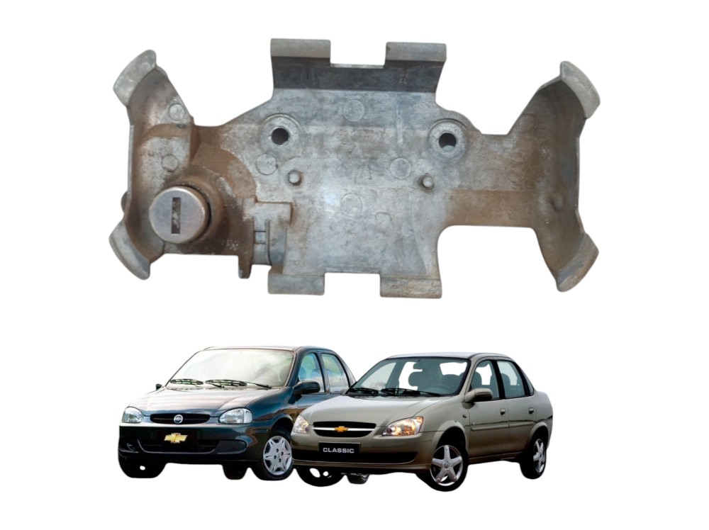 Suporte Maçaneta Externa Dianteira Direita Classic 1996 A 16 Prata Dianteira