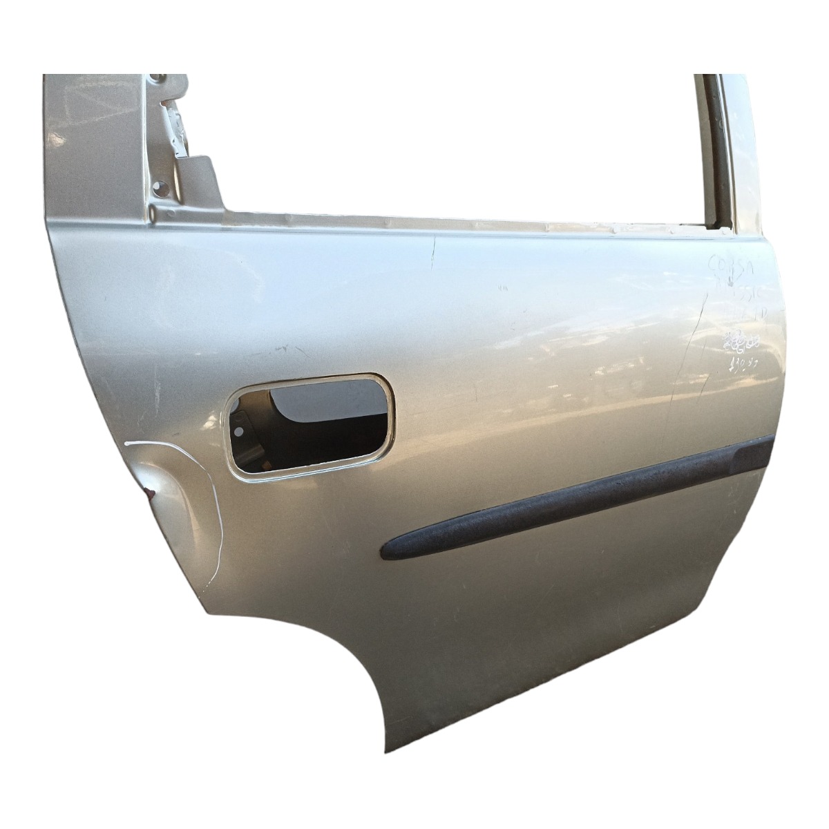 Porta Traseira Direita Chevrolet Corsa Classic 96/16 Avaria Traseira Esquerdo Prata 2