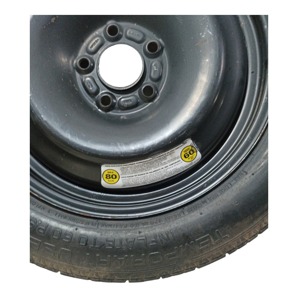 Roda Estep Aro 16 145/80 Fino Spare Tire Meia Vida 1 2