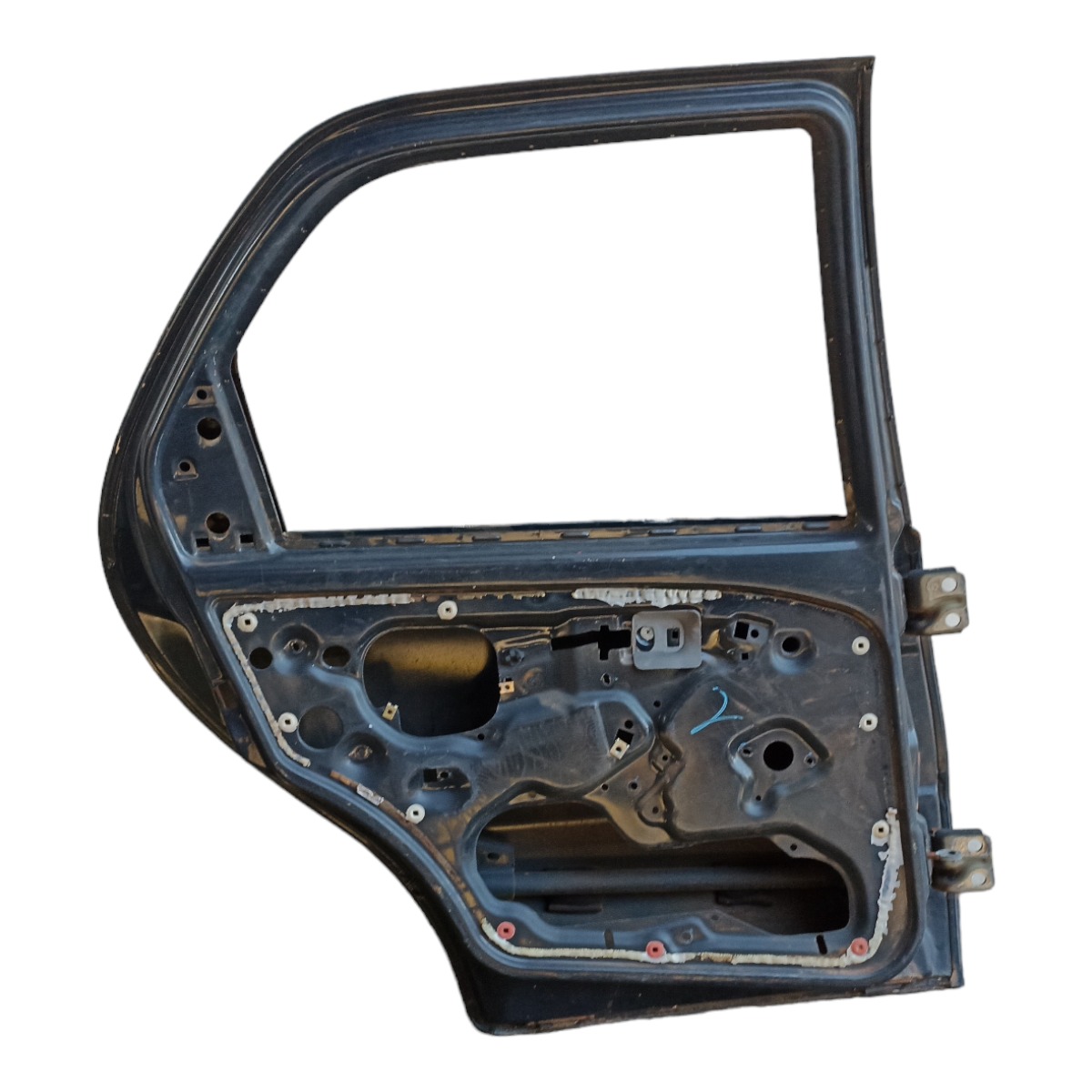 Porta Traseira Esquerda Fiat Palio Siena 1996/2003 Avarias Traseira Esquerdo Azul 5