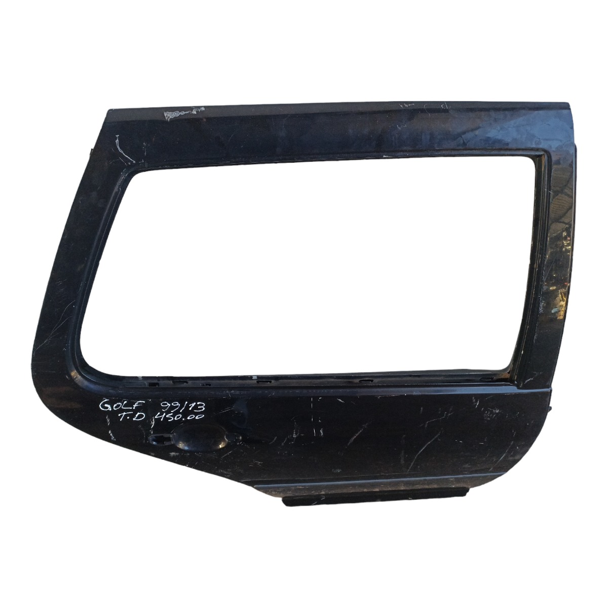Porta Traseira Direita Volkswagen Golf 1999 A 2013 Traseira Direito Preto 2