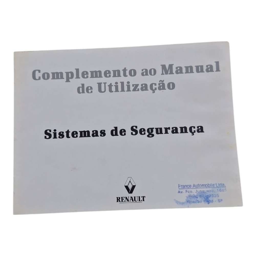 Manual Proprietário Clio 1999 2000 2001 2002 Original 3