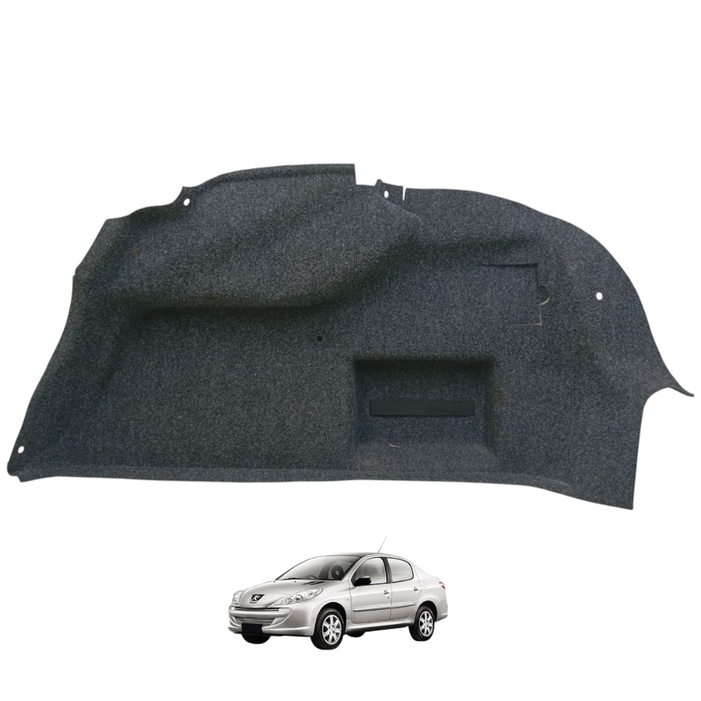 Forro Porta Malas Traseiro Direito Peugeot 207 Passion Sedan