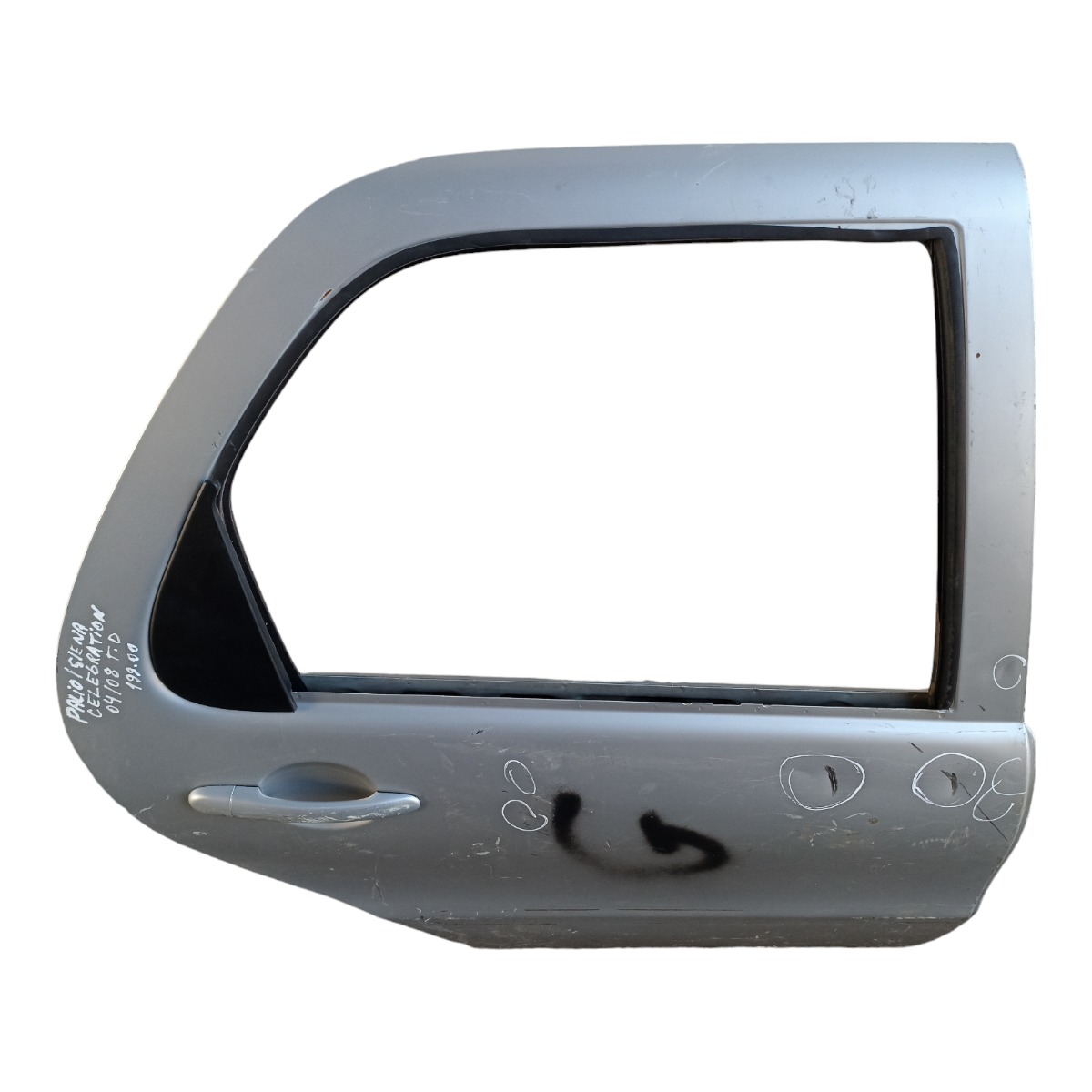 Porta Traseira Direita Fiat Palio Siena Celebration 04/08 Traseira Direito Prata 4