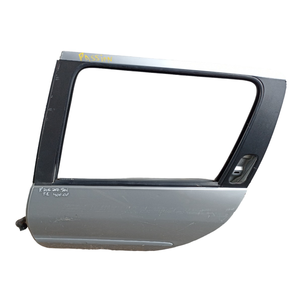 Porta Traseira Esquerda Peugeot 206 207 Sw Filé Traseira Esquerdo Prata 4