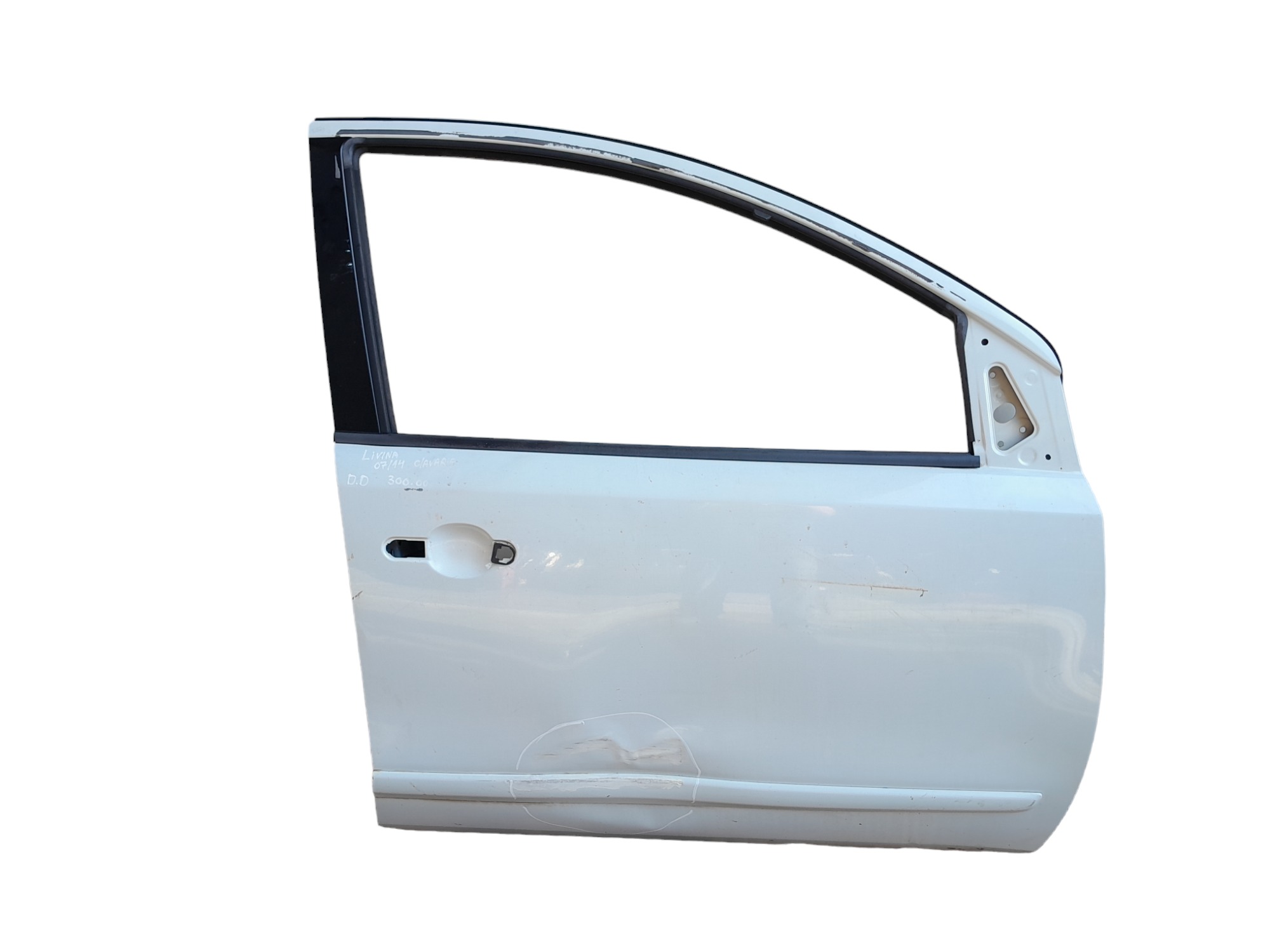 Porta Dianteira Direita Livina 2007/ 14 Com Avaria Original Dianteira Direito Branco