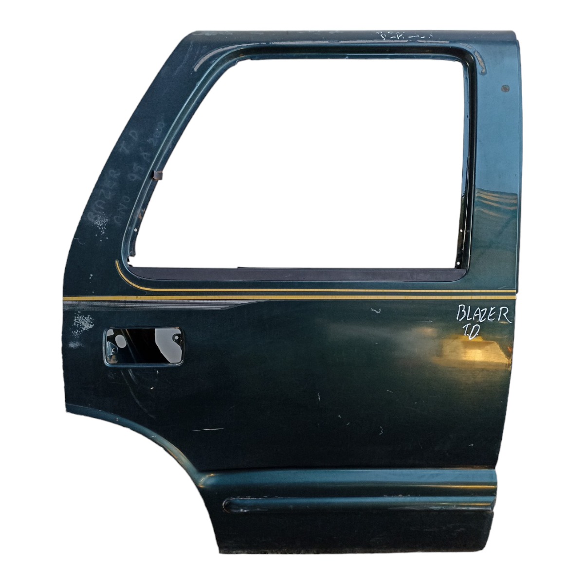Porta Traseira Direita Chevrolet Blazer 1995 A 2000 Original Traseira Direito Verde