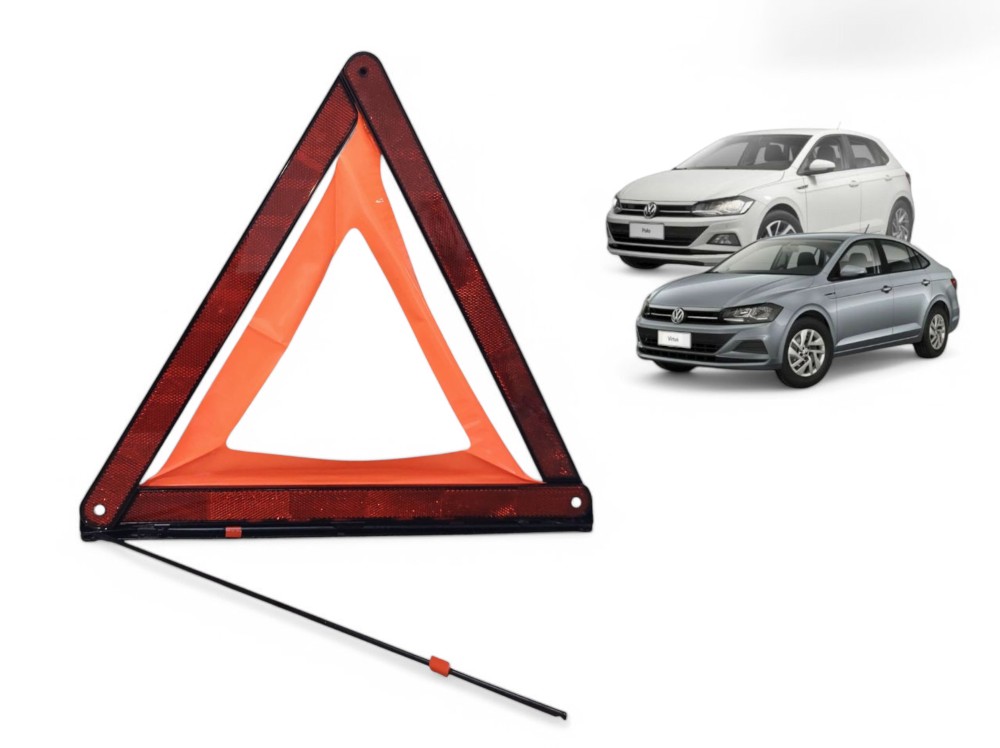 Triangulo sinalização segurança polo virtus 2017 a 2022