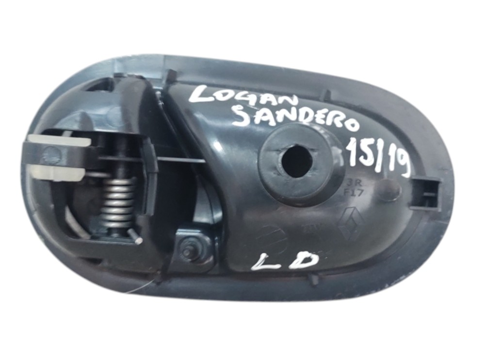 Maçaneta Interna Lado Direito Logan Sandero 2015 A 2019 Preto Dianteira/traseira 6