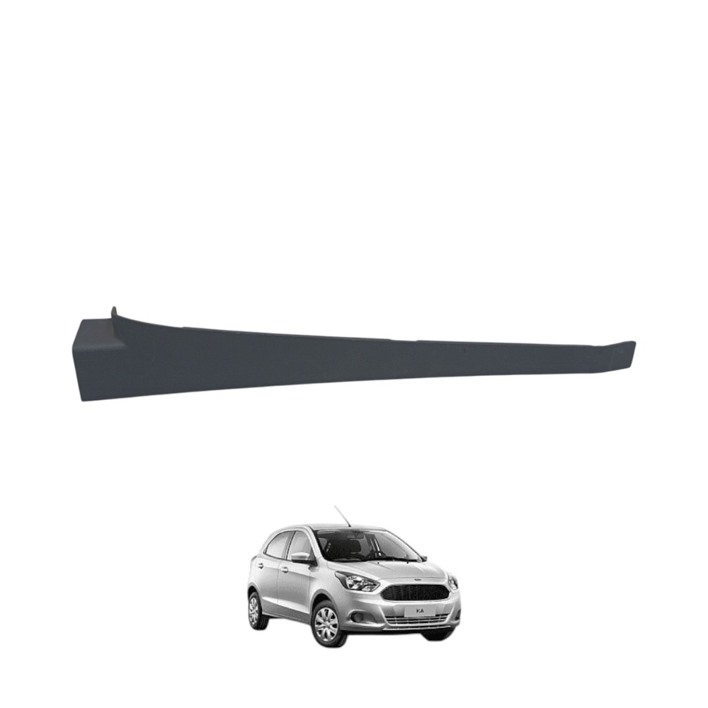 Moldura Ford Ka Painel Lateral Direito 2014 2015 2016 A 2021 Preto